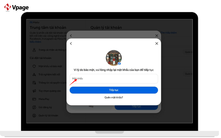 Nhập mật khẩu để xác nhận